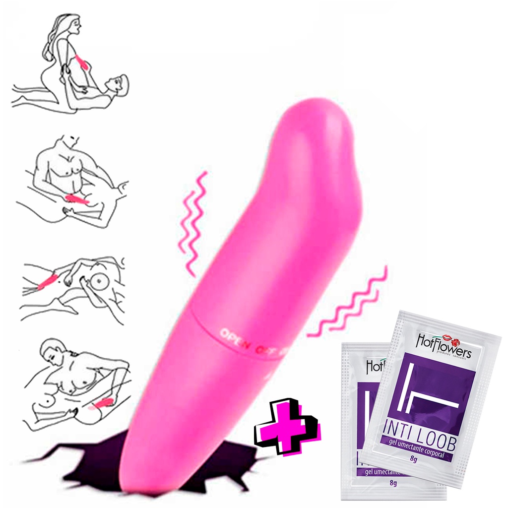 Vibrador Massageador Ponto G discreto e potente | Shopee Brasil