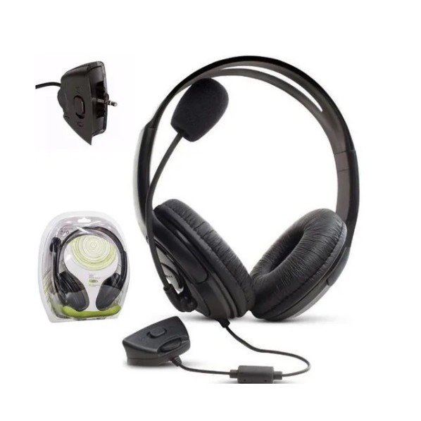 Fone de Ouvido - Wireless - Microsoft Xbox 360 Wireless Headset - Preto -  P6F-00001 - waz