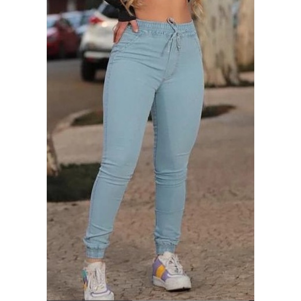 Calça azul best sale bebe feminina