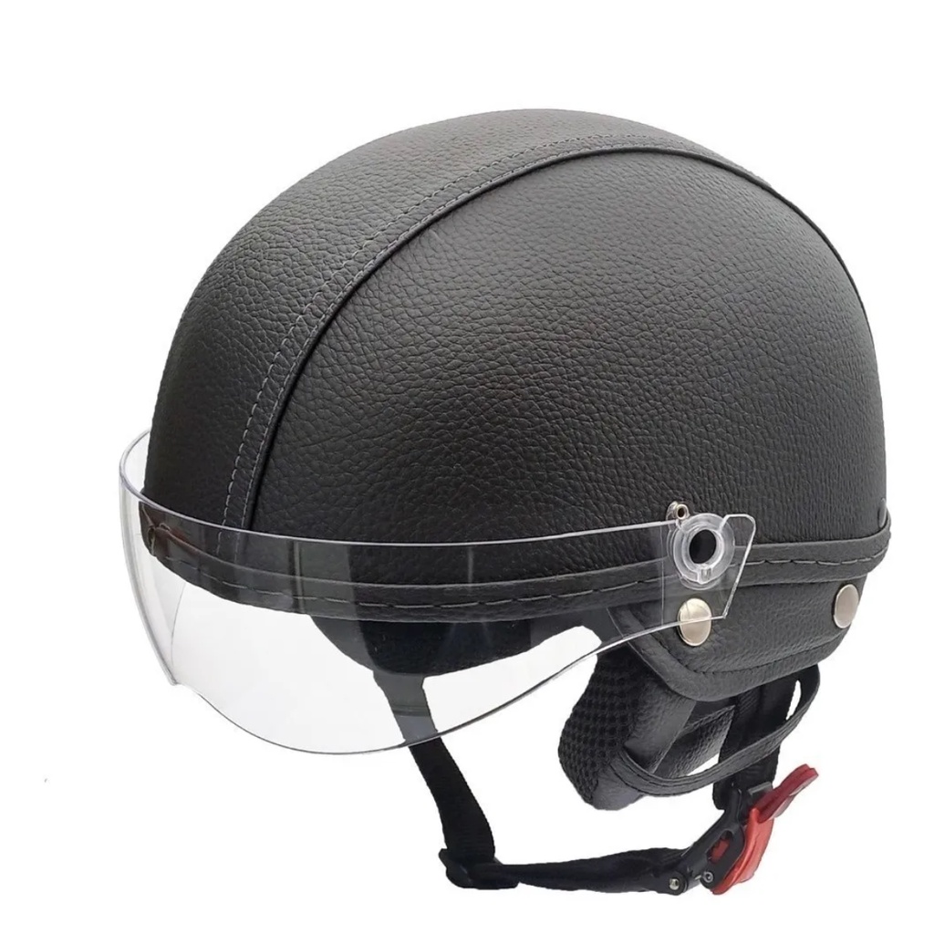 Capacete Coquinho Scooter Elétrica Bike Skate Patinete Br101 Premium Branco  Viseira Fume (G - VESTE 59/60)