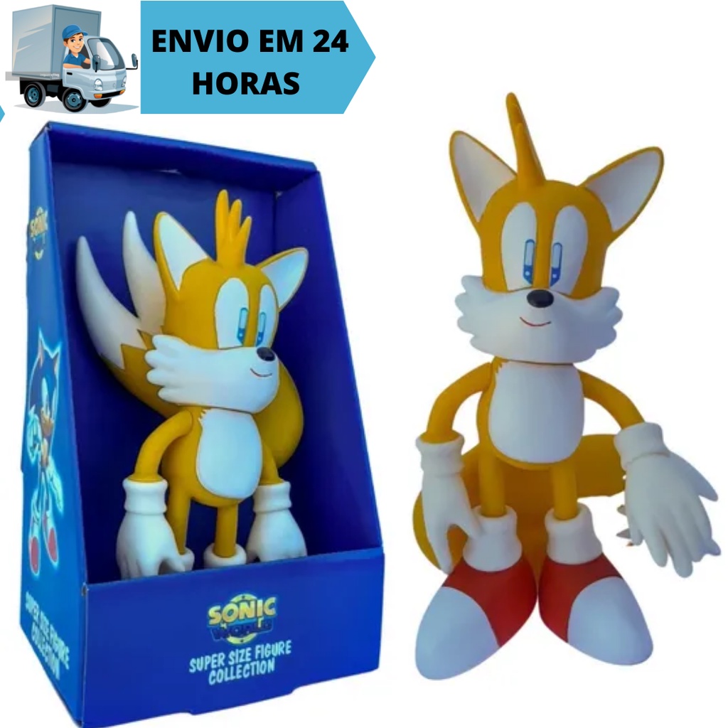 Boneco Tails Sonic Articulado Grande Original Brinquedo em Promoção na  Americanas