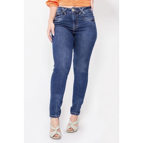 Calça Jeans Mom 1 botão Montaigne Feminina Awe Jeans