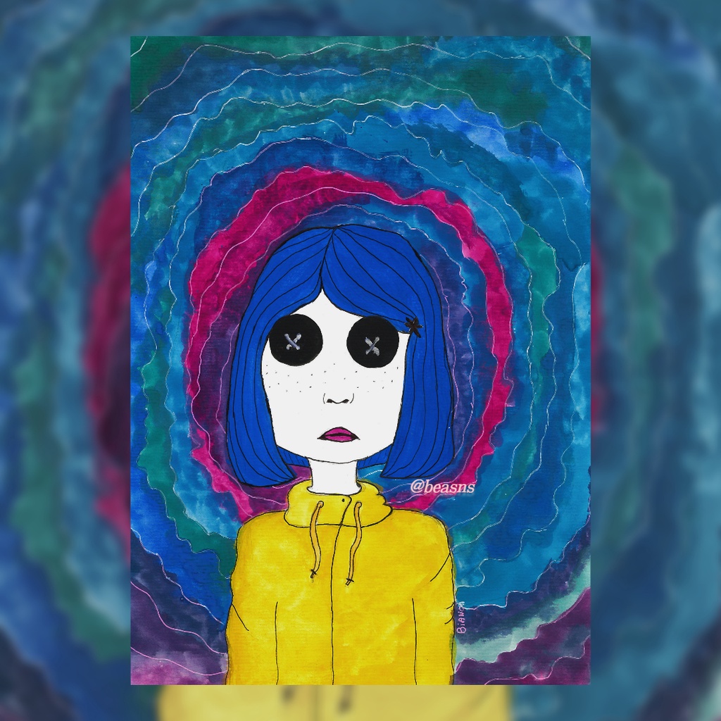 Poster/Print • Coraline e o Mundo Secreto • Anime fanart