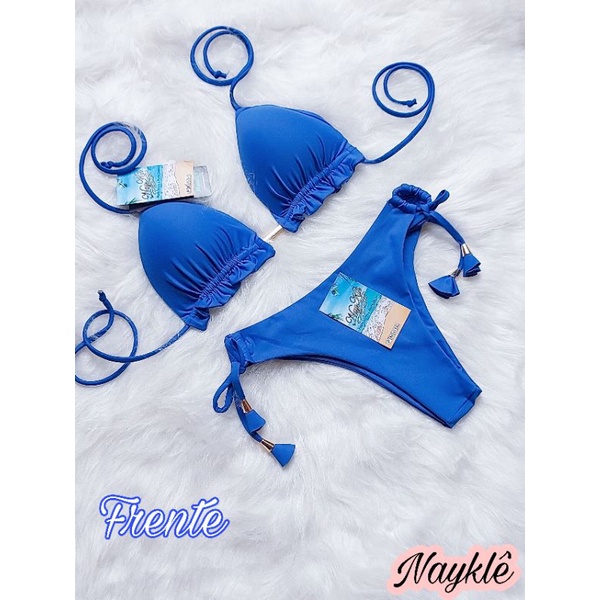 Tanga Com Recortes- Azul Claro- Agua de Coco - PRIVALIA - O outlet online  de moda Nº1 no Brasil