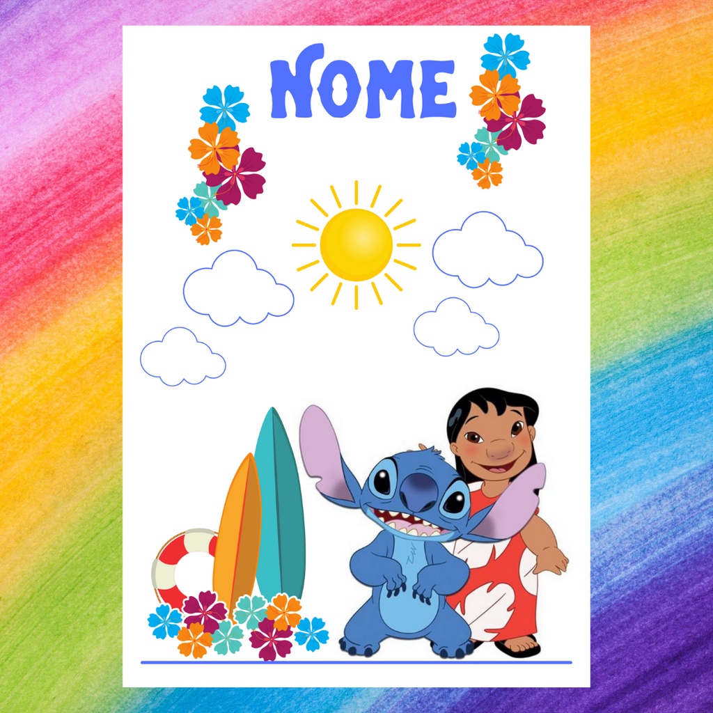 Lilo e Stitch 16 – Imagens para Colorir