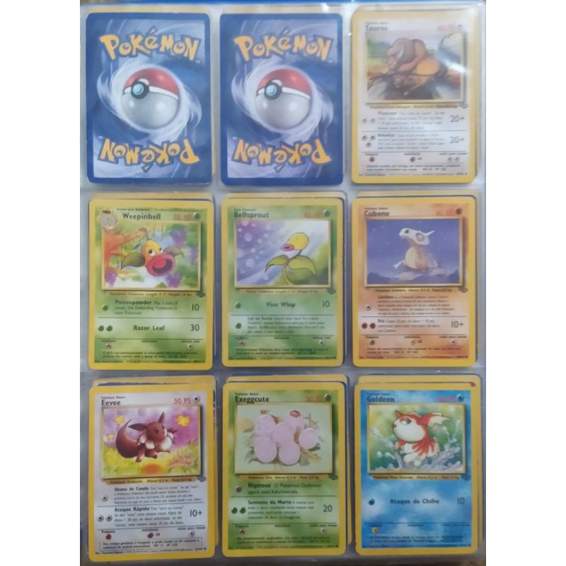 Lote 50 Pokémons 1° Geração - Pokémon TCG Original