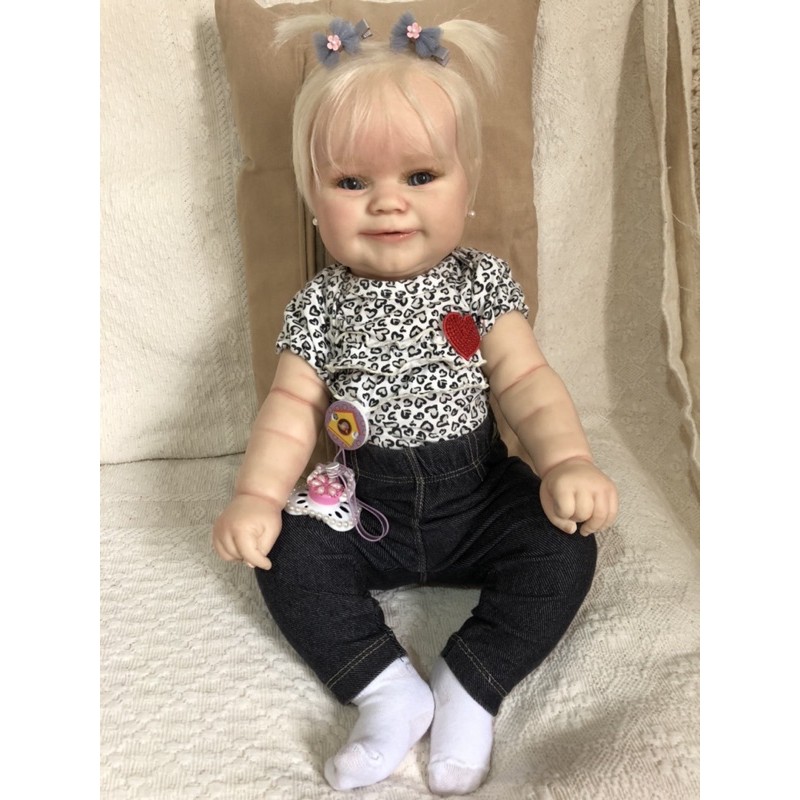 Bebê Realista Real Reborn 100% Silicone Valentina na Americanas Empresas