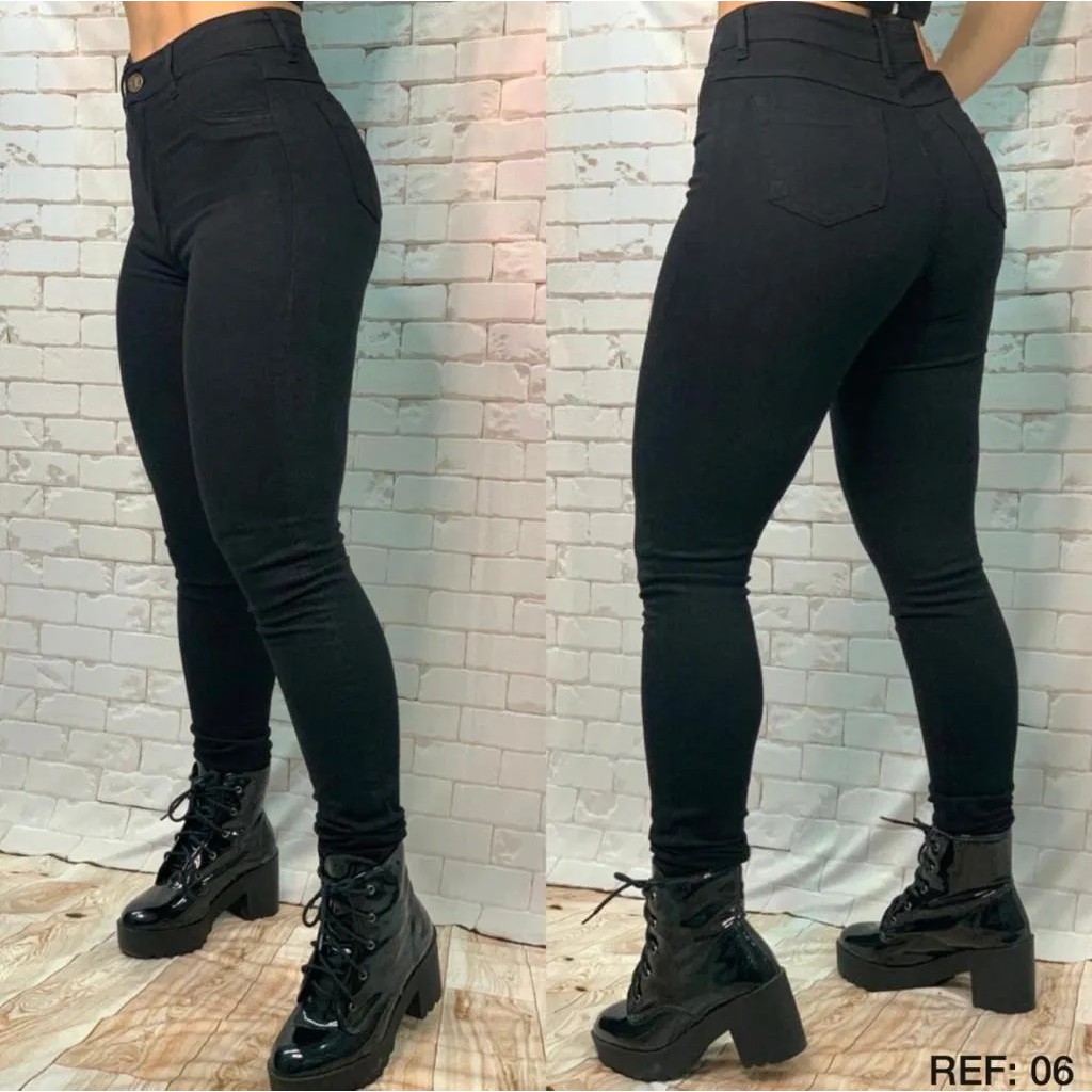 Calça Jeans Preta Carmen - Verycoll