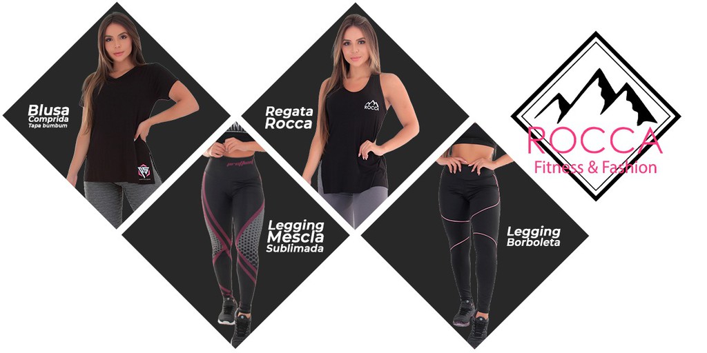 Kit 2 Camisetas Regatas Femininas Academia Fitness Rocca - Rocca