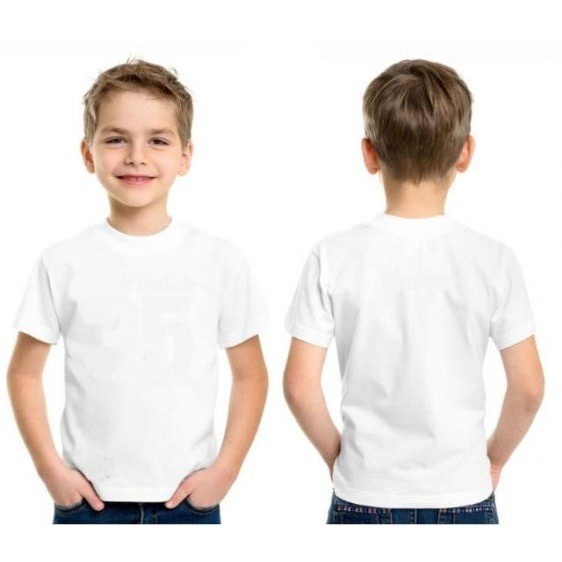 Camiseta Branca para Sublimação - Fashion Basic