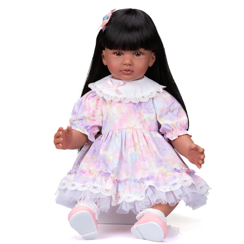 Npk, corpo inteiro original de 55cm, boneca de silicone reborn, bebê,  princesa, boneca de menina, toque macio real, brinquedo de banho, à prova  d'água - AliExpress