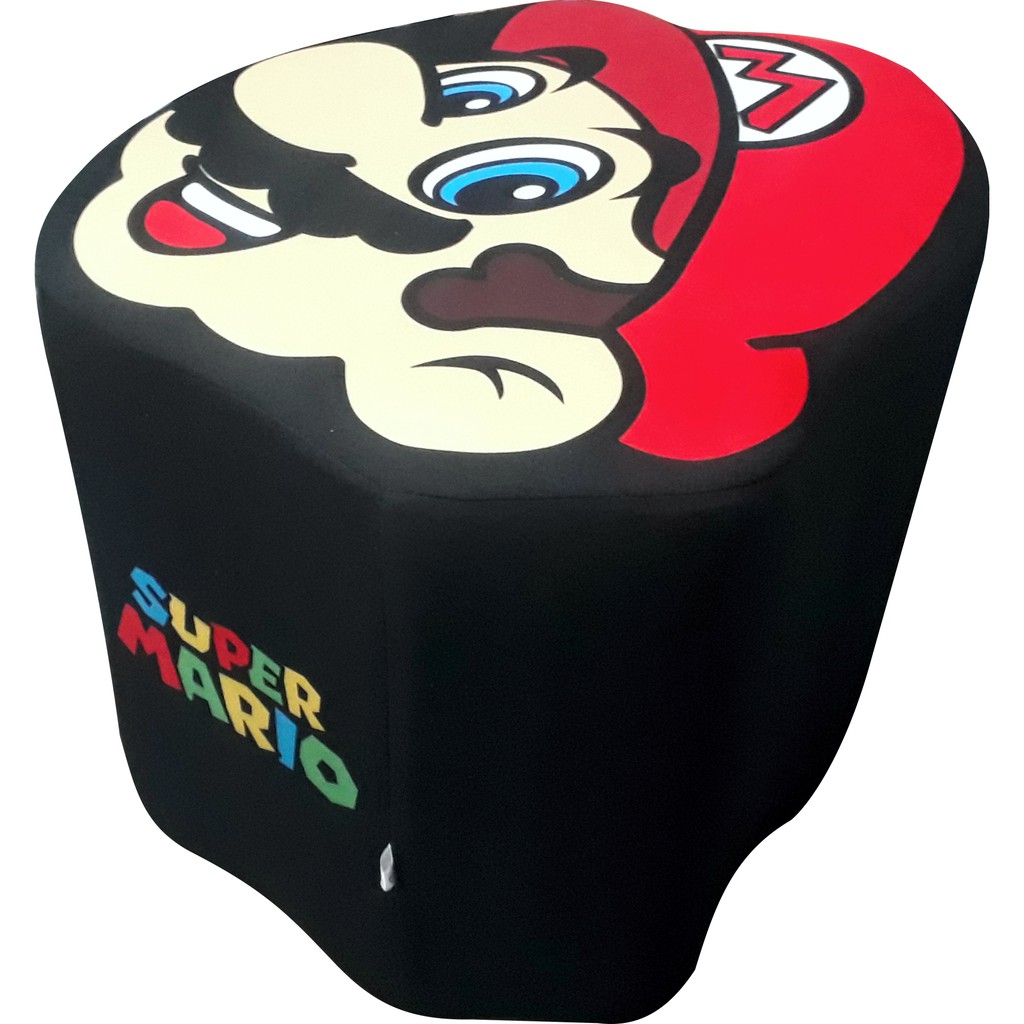 Lucky Block Puff Super Mario Bros Decoração Gamer Geek Nerd em