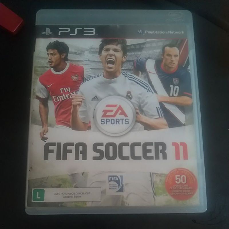 Jogo Futebol Fifa Soccer 11 ( Fifa 11 ) Ps3 - Midia Fisica