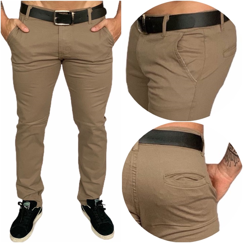 Calça best sale chino sarja