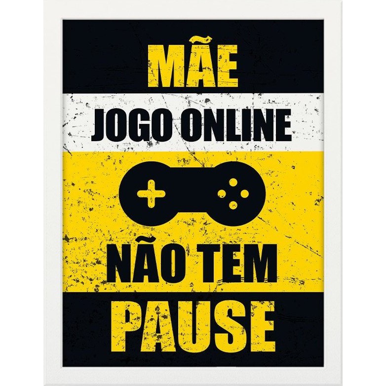 Aviso de Porta Gamer em Ação / Game em Pause - Game Games - Loja de Games  Online