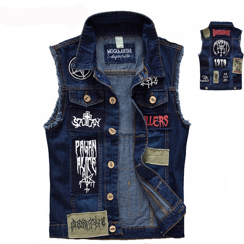 Colete store jeans rock