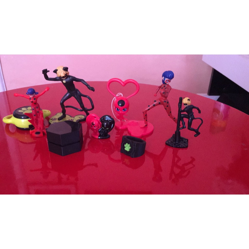 Kit Miraculous Ladybug + 1 Anel do Cat Noir - Kinder Ovo 2019 | Shopee  Brasil