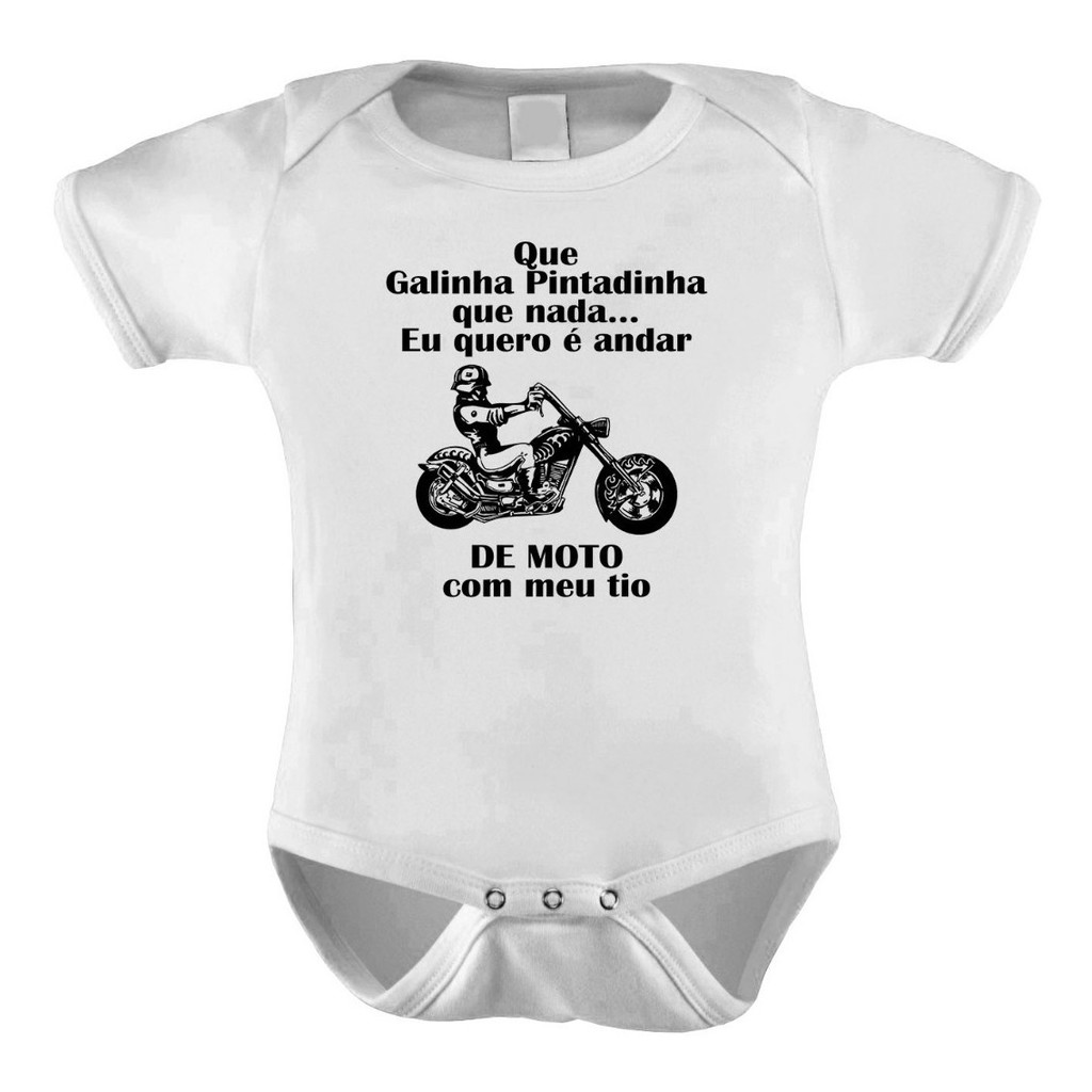 Body Infantil Andar De Moto Com Meu Tio | Shopee Brasil