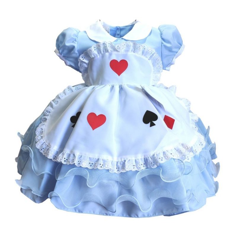 Roupa alice no clearance pais das maravilhas