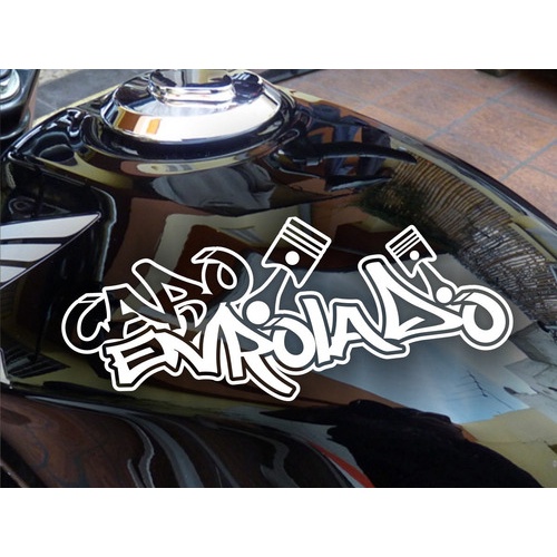 2x Adesivo Motoboy Moto Racing Cabo Enrolado 16x7cm A151