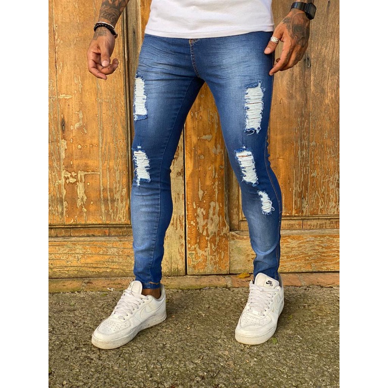 Calça justa sale masculina