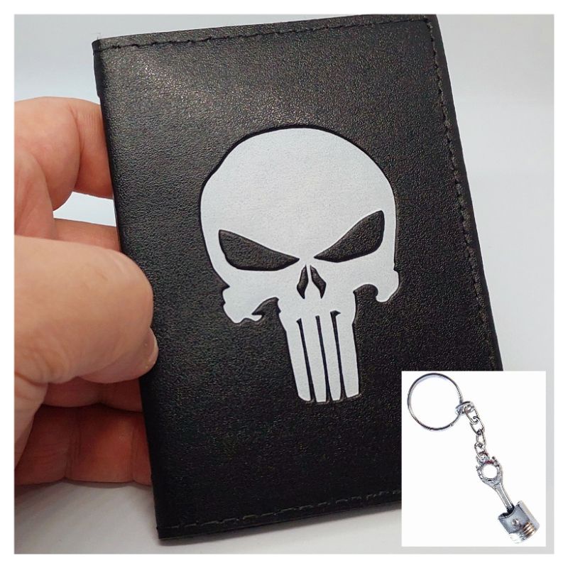 Marvel Chaveiro De Metal Punisher Branco