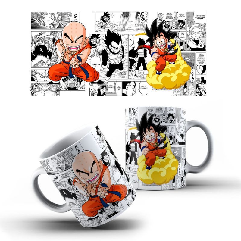 Caneca Polímero Dragon Ball Vegeta Personalizada