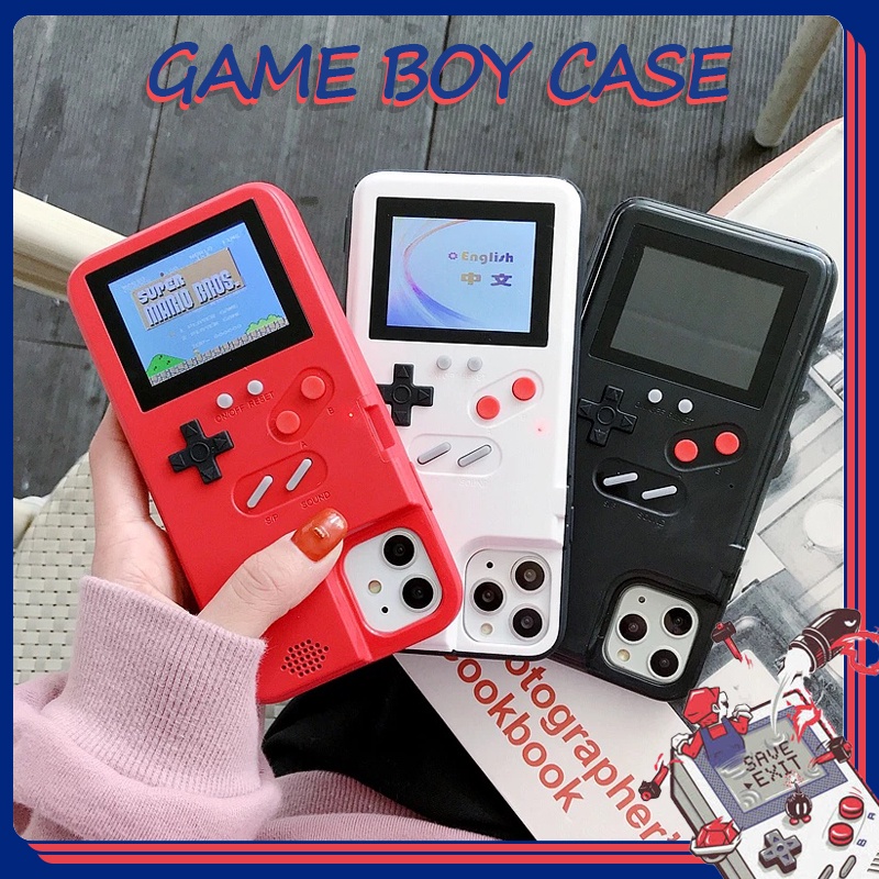 CAPA CASE GAME COM 36 JOGOS RETRO RECARREGAVEL PARA IPHONE 6/7/8