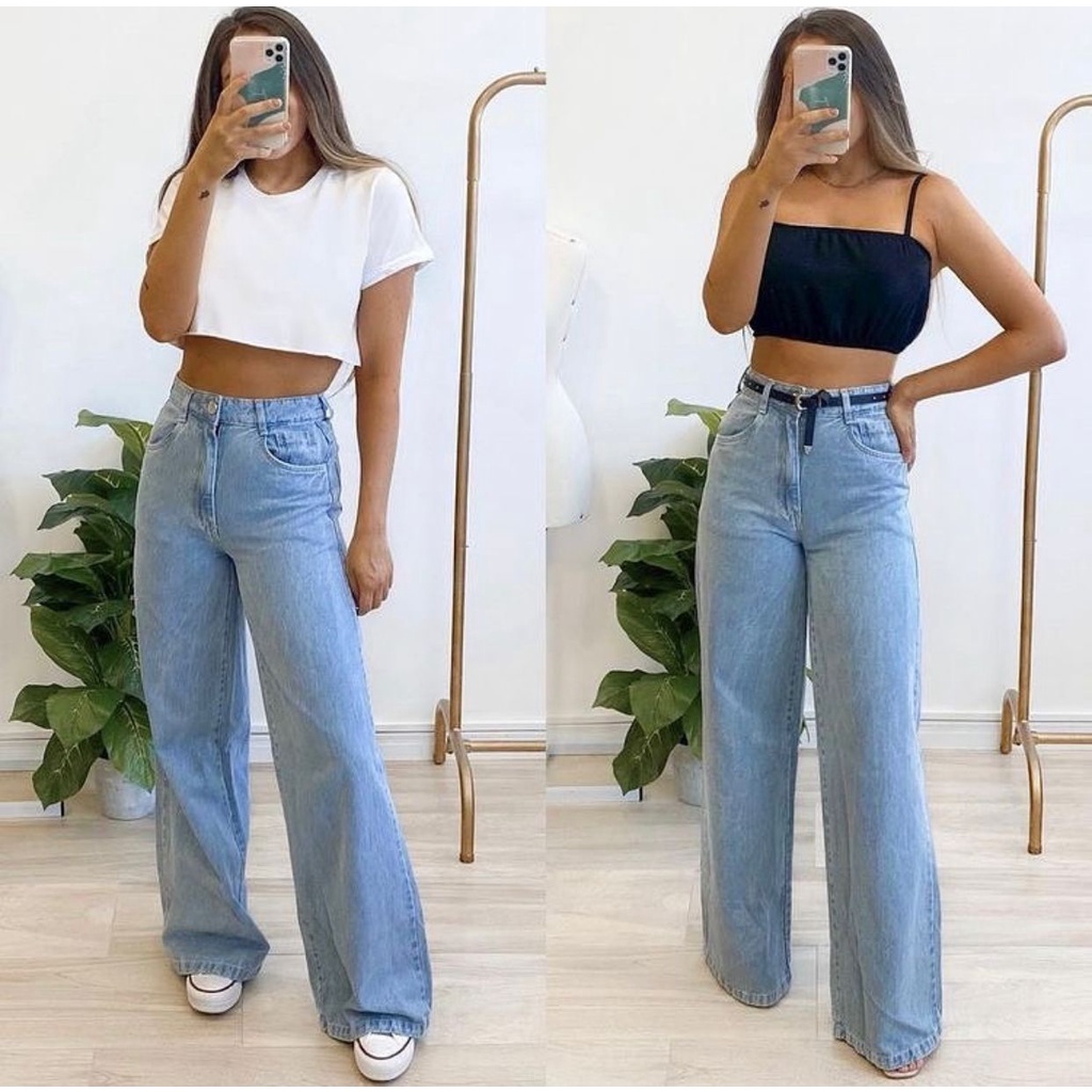 Roupas com calça hot sale boca de sino