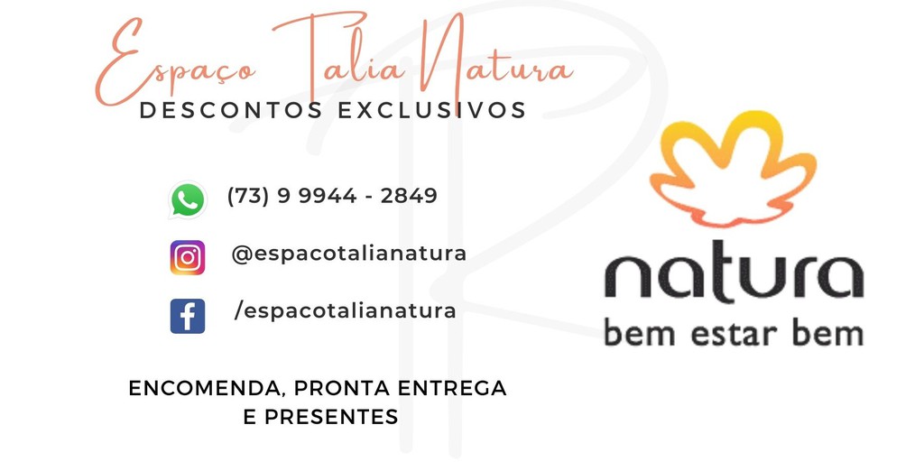 ESPAÇO TALIA CONSULTORA NATURA, Loja Online | Shopee Brasil