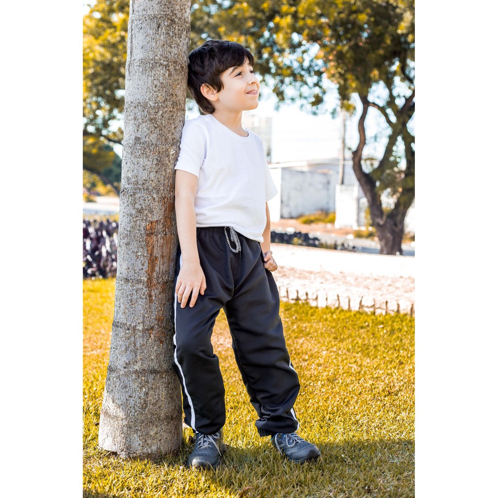 Calça de best sale tactel infantil masculina