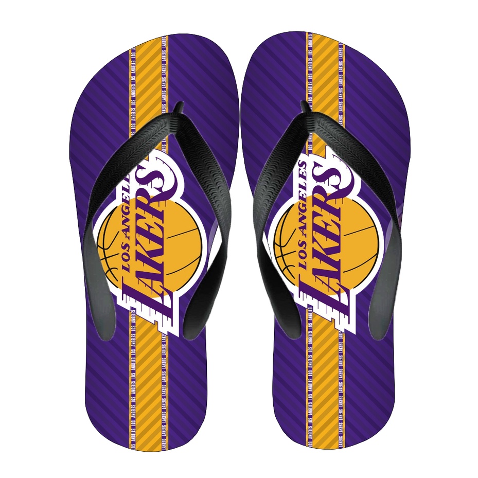 Lakers store slippers nike