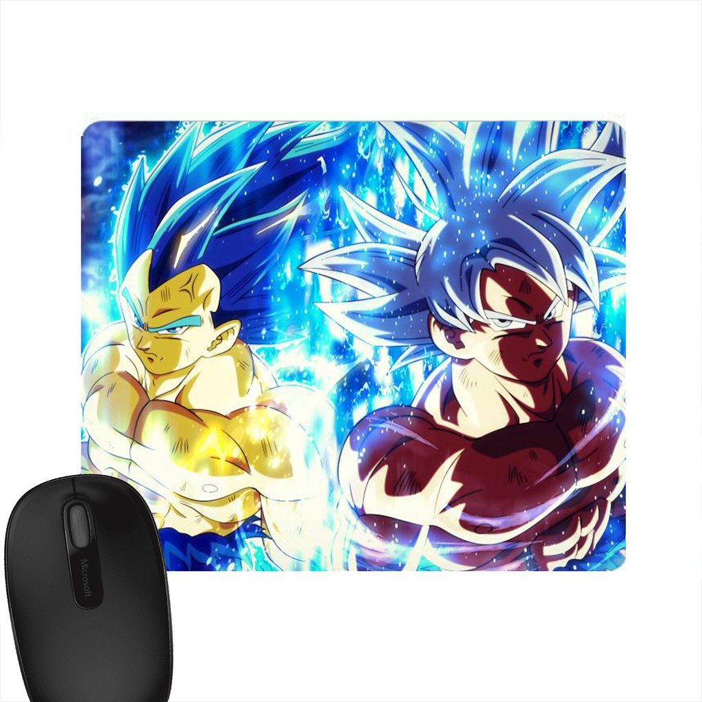 Mousepad Dragon Ball Broly Goku Vegeta Anime com apoio