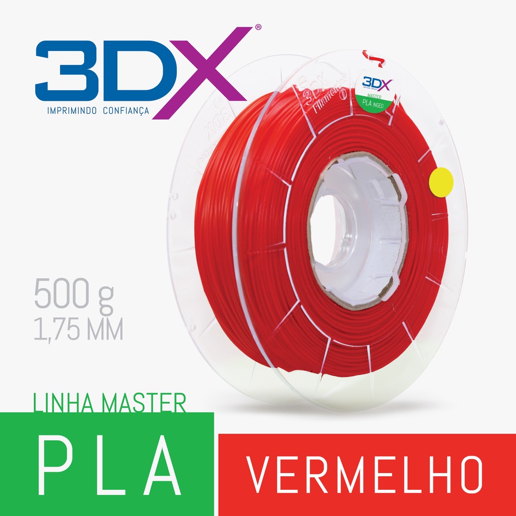 Filamento TPU S2 D60 Flexível 500g 1,75 Preto - 3DX Filamentos