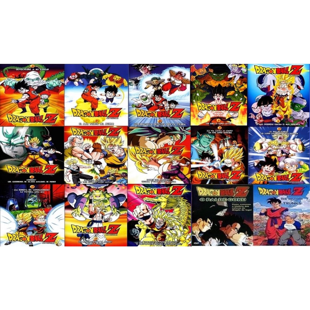 Coleção de Dvds Anime Dragon Ball Completa e Filmes Completos