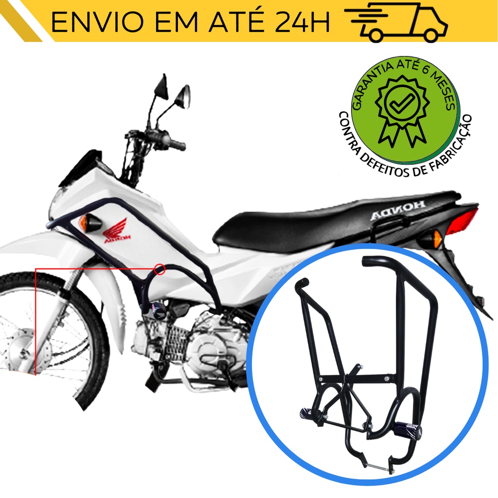 PROTETOR MOTOR E CARENAGEM MODELO STUNT POP 110 