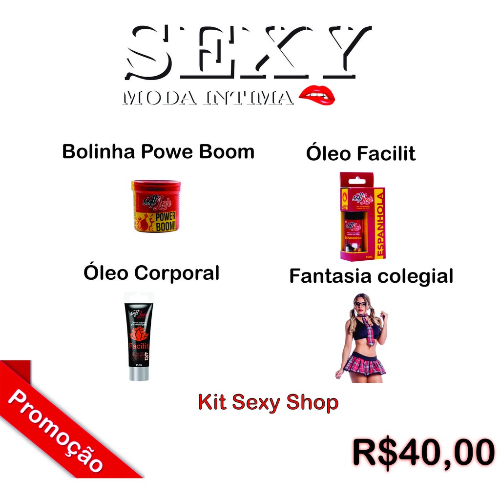 Kit Sexy Shop 3 | Shopee Brasil