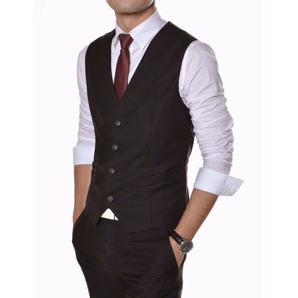 Colete masculino sales slim fit