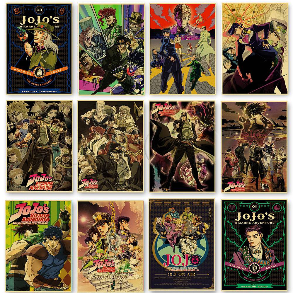 Cartaz de mangá do Japão - JoJo e # 39; s Cartaz Angola