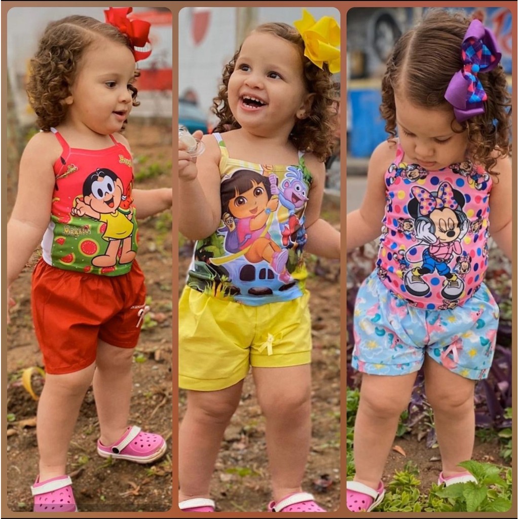 Conjunto Infantil Menina Mini Influencer 1 Aninho