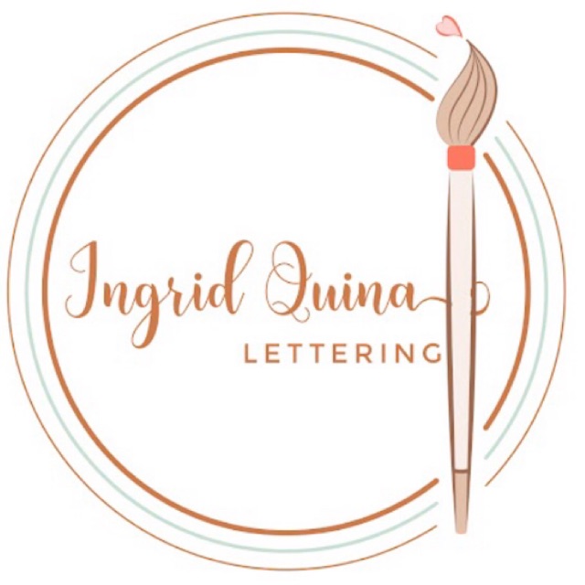 Ingrid Quina Lettering, Loja Online | Shopee Brasil