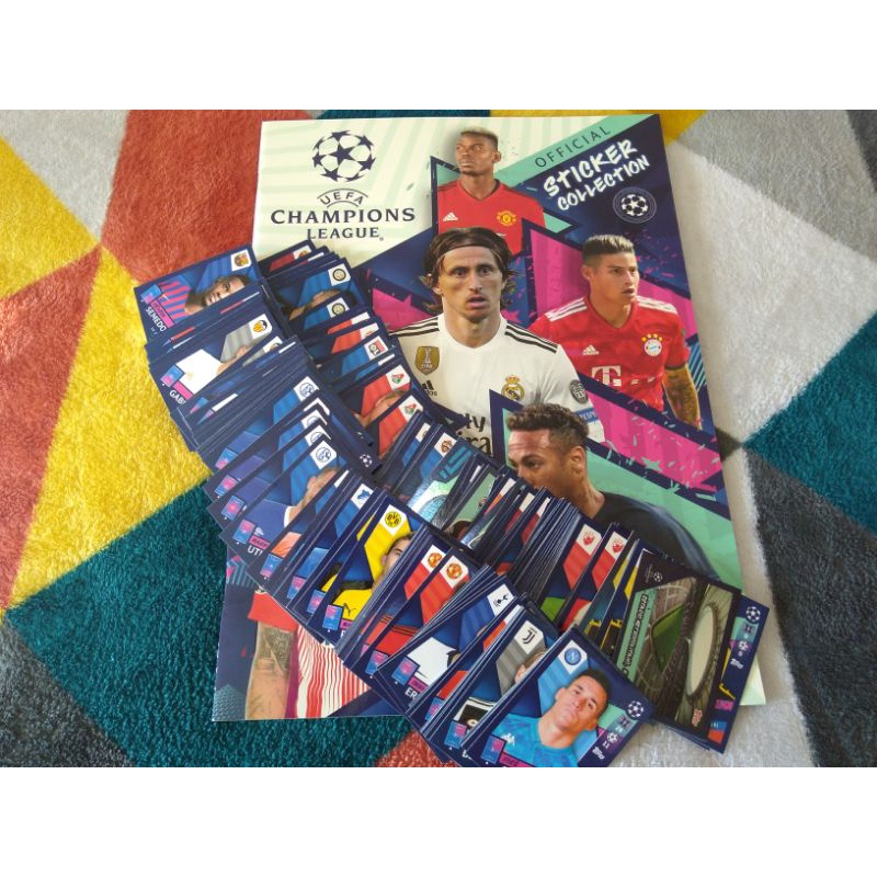 Figurinhas UEFA Champions League 2019/20 - lote com 10 envelopes