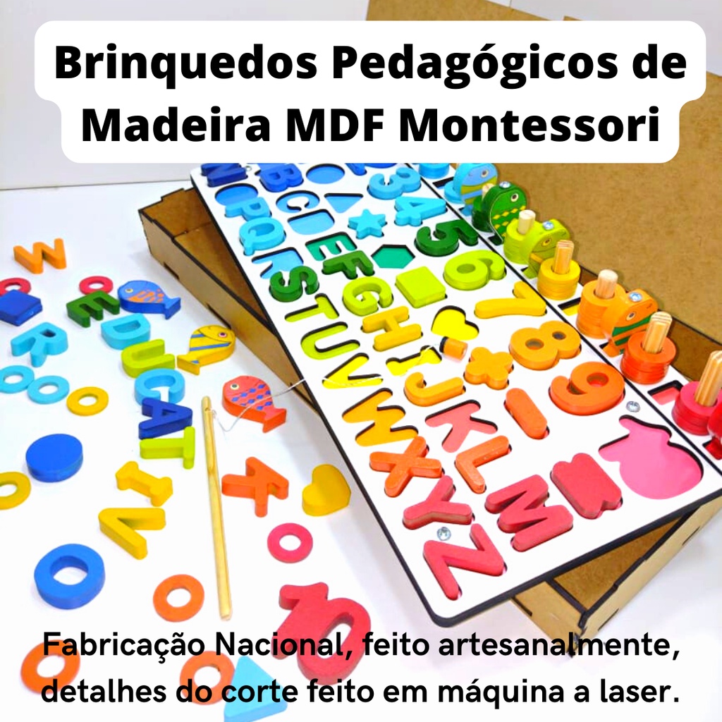 Jogo da Velha Educativo mdf Colorido Carro