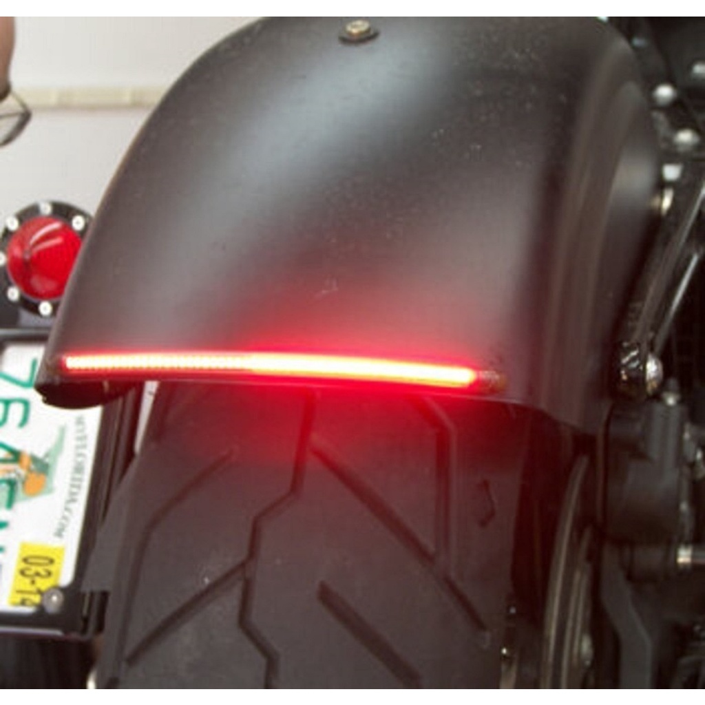 Kit de fita de led para freio traseiro de motocicleta, lâmpadas