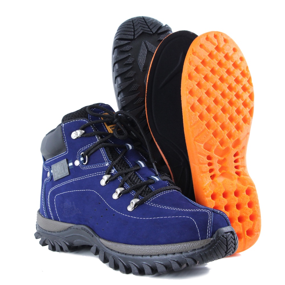 Bota Caterpillar Masculina Original De Couro +palmilha Ortopédica