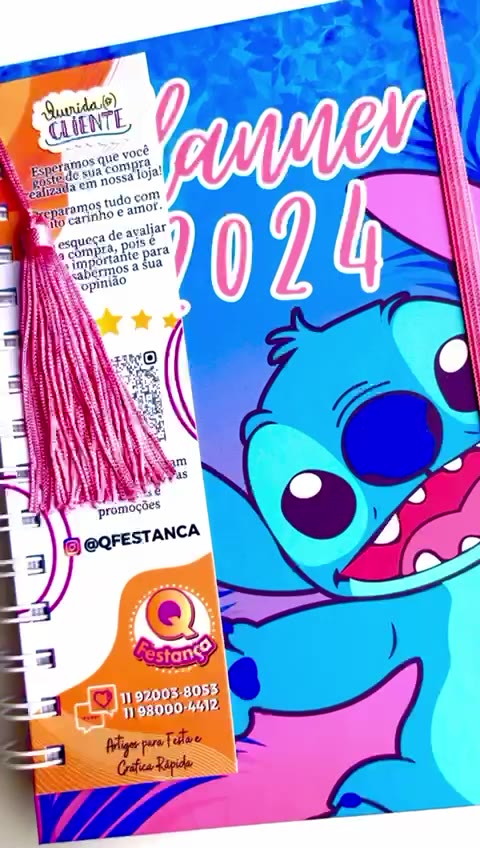 kit com 10 tubetes 3D festa Stitch Personalizados - Escorrega o Preço