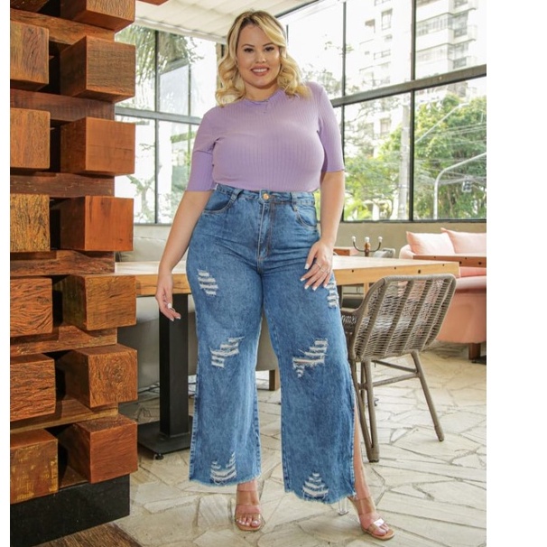 Colete jeans feminino com bolso Plus Size - Loja Lafa Moda Plus - Compre  Moda Femininas Plus Sizes