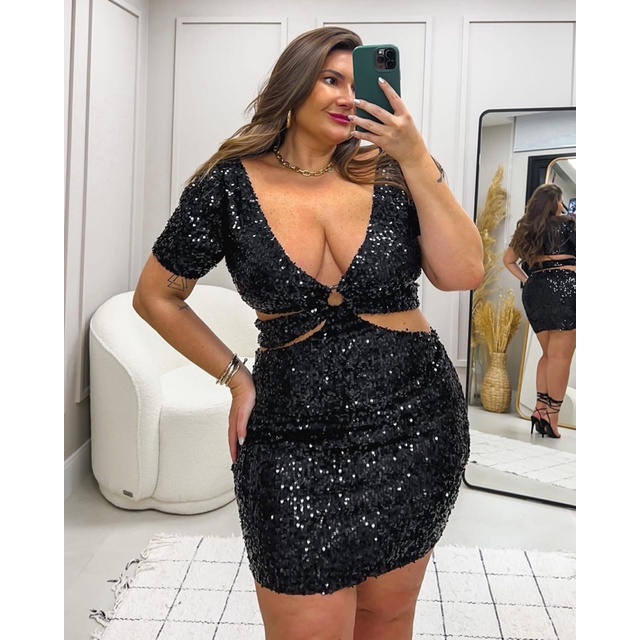 Roupa plus hot sale size balada