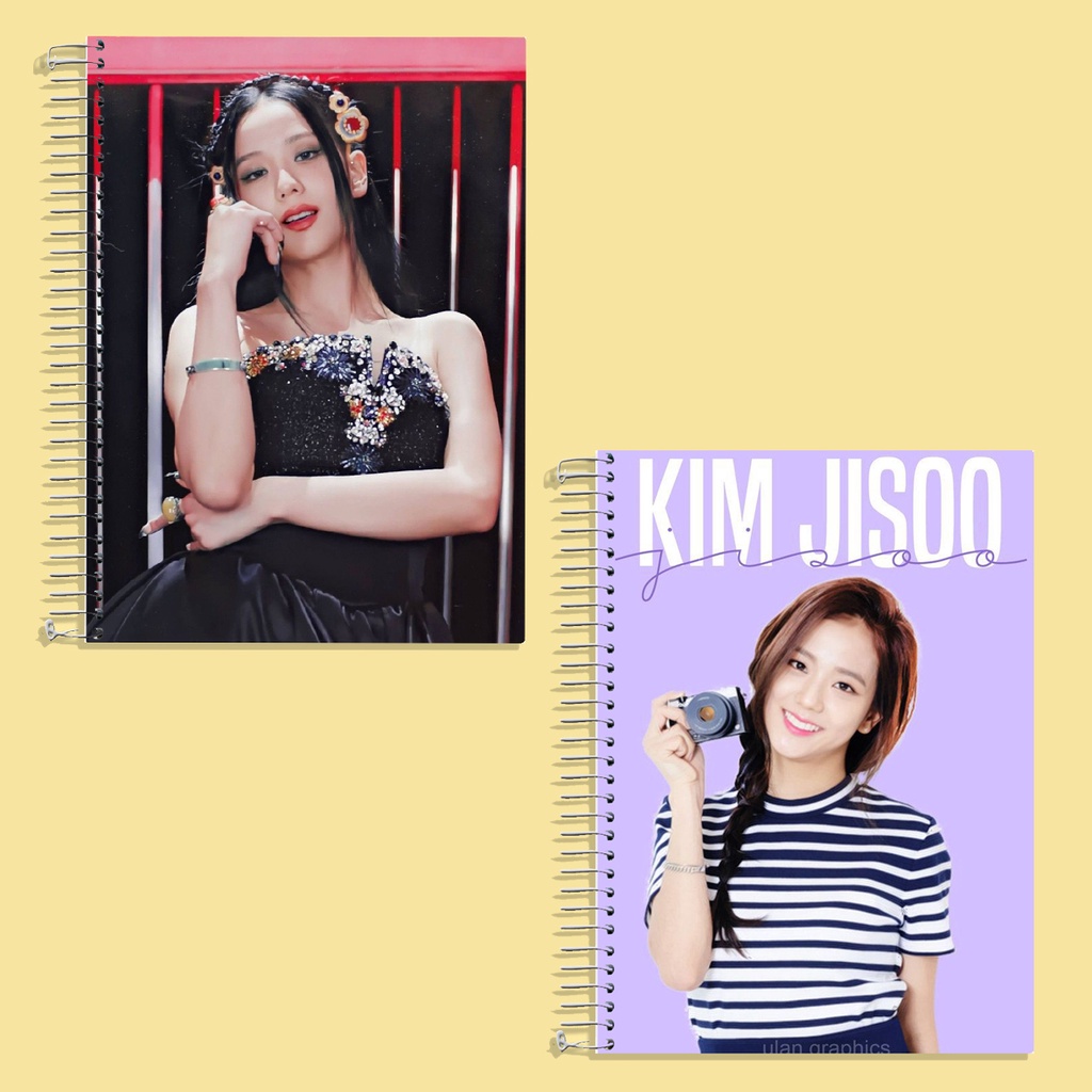 CADERNO JISOO BLACKPINK PERSONALIZADO - 1, 10 e 20 matérias | Shopee Brasil