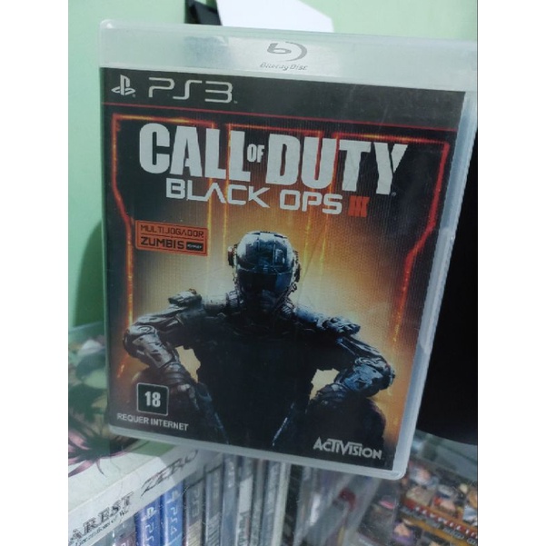 Call Of Duty Black Ops 3 Ps3 Midia fisica Original Seminova Funcionando e  Testada 100% perfeita encarte Original Envio Imediato Pra todo Brasil.  Levando mais de 2 jogos tem Promoção so - Desconto no Preço